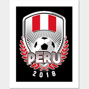 Peru Soccer 2018 Posters and Art